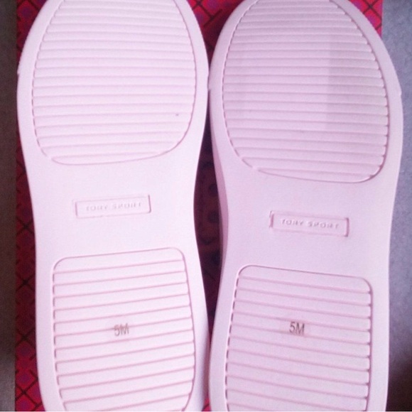 Tory Burch Tory Sport Ruffle Leather Sneakers NEW - Picture 6 of 6